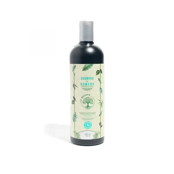 Shampoo Romero Cabello Graso La Receta 500 ml